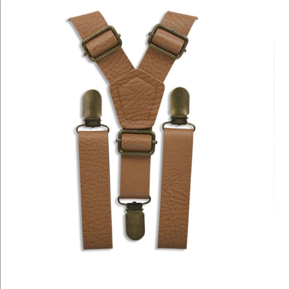 Men’s London Jae Vintage Brown Suspenders